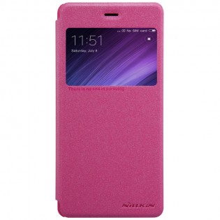 Чехол книжка Nillkin Sparkle Leather XIAOMI RedMi 4 Red SP-LC REDMI 4
